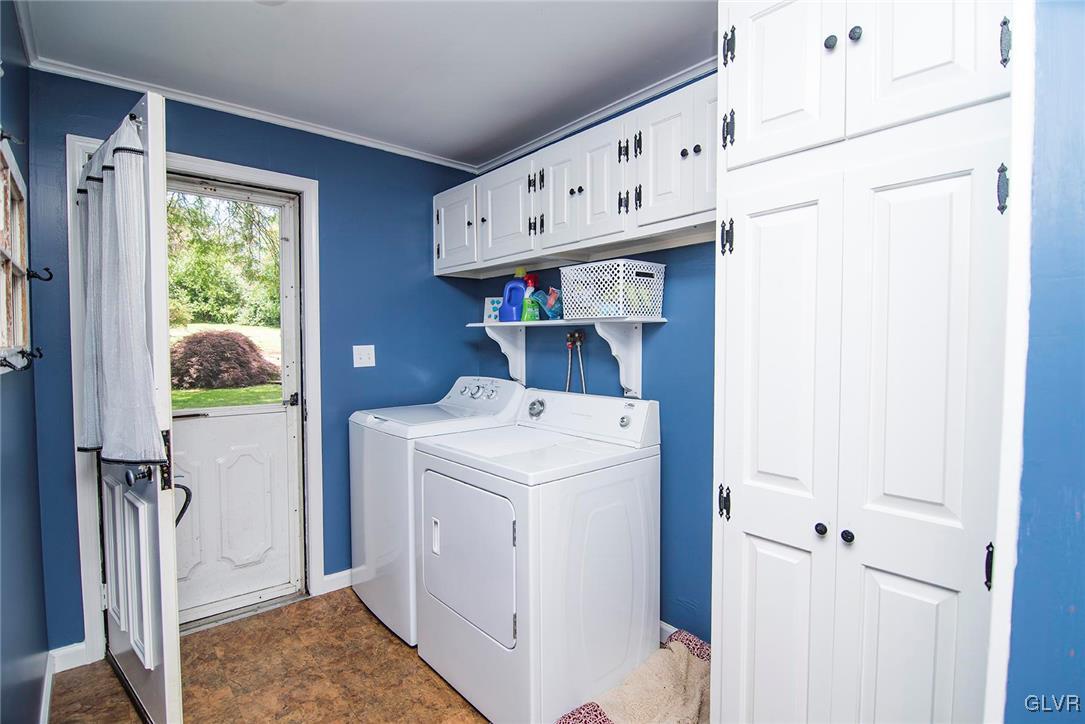650 Williams Road Nazareth, PA 18064 - Photo 39 of 44 a utility room with dryer and washer