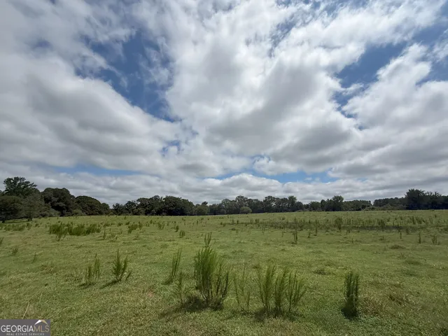 a view of a lake with a city view