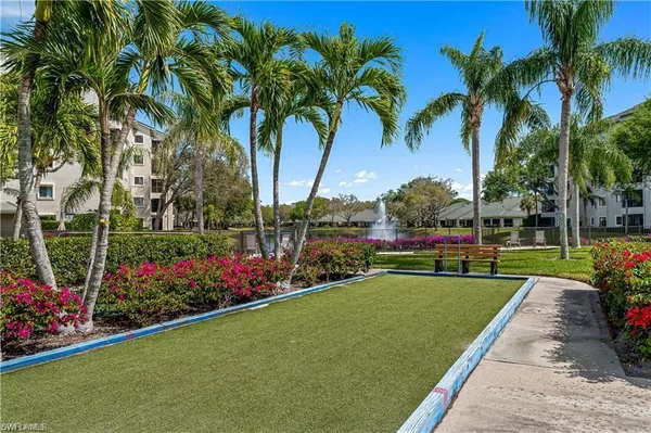 a view of a garden with a flower in a garden