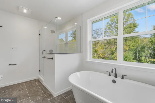 a bathroom with a sink a toilet and a shower