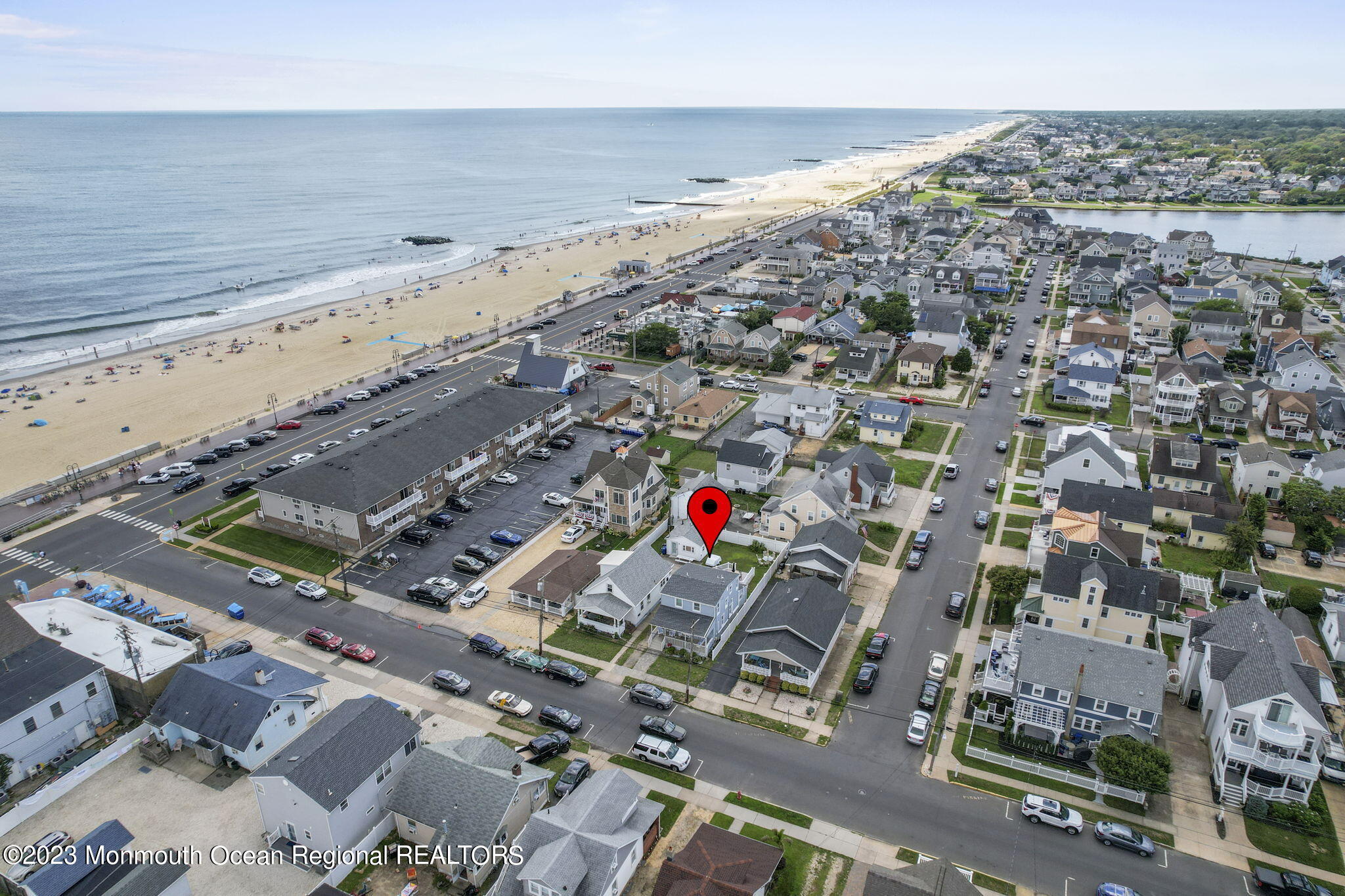 107 17th Avenue Belmar, NJ 07719 - Photo 2 of 32 an aerial view of beach and ocean