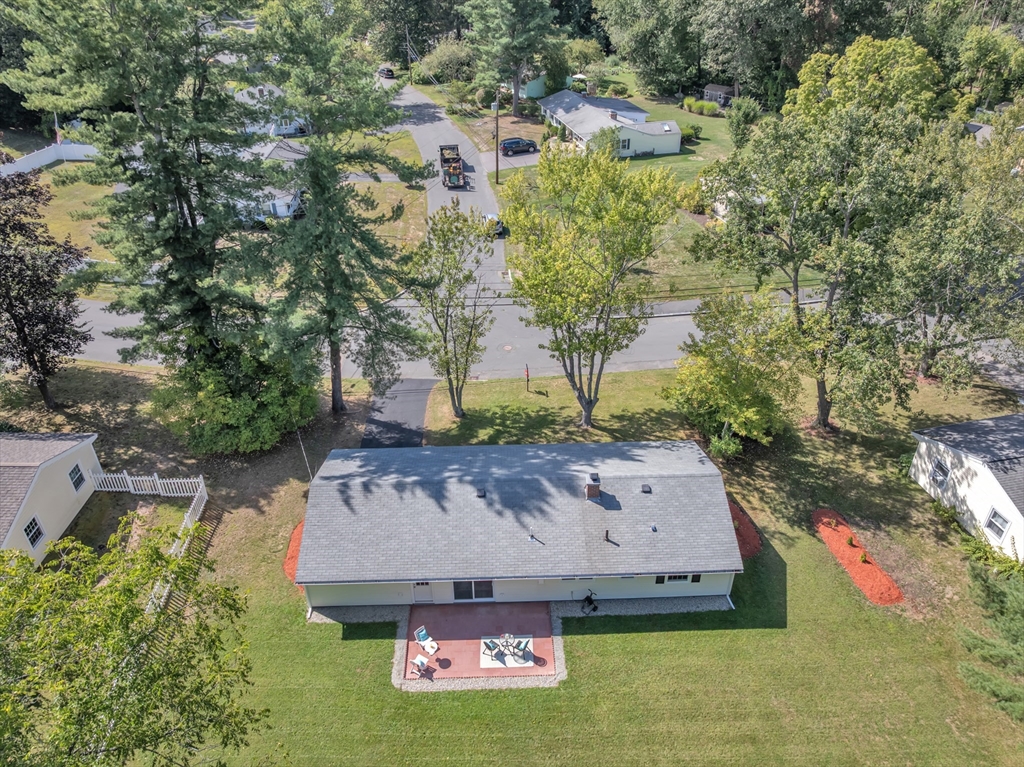 33 Ruthellen Road Framingham, MA 01701 - Photo 33 of 42 an aerial view of a house with a garden