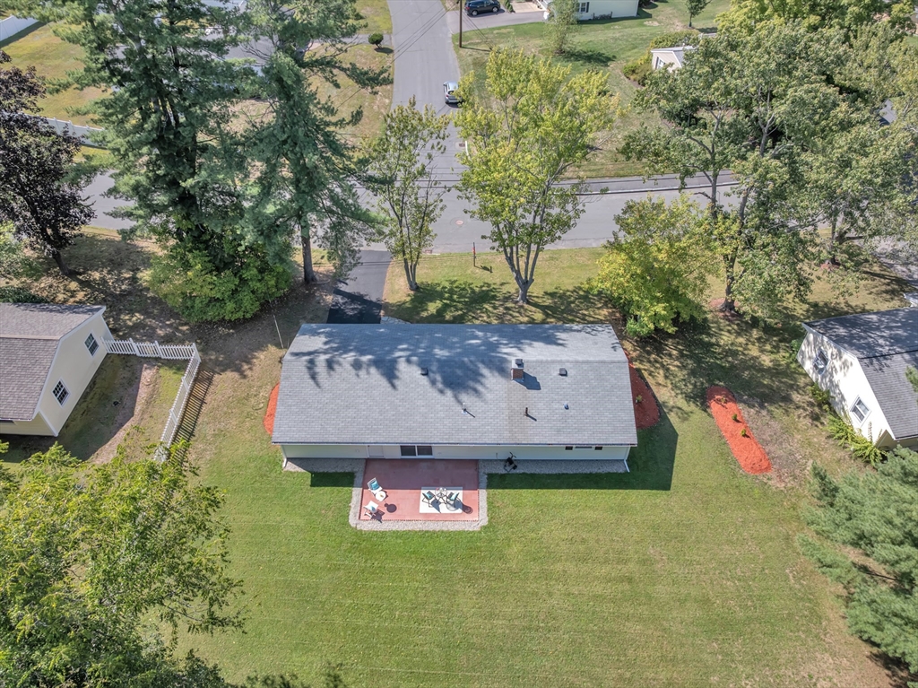 33 Ruthellen Road Framingham, MA 01701 - Photo 34 of 42 an aerial view of a house with a garden