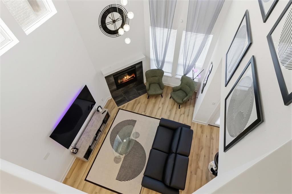 1128 Queensdown Way Forney, TX 75126 - Photo 18 of 25 a view of living room with furniture and a mirror