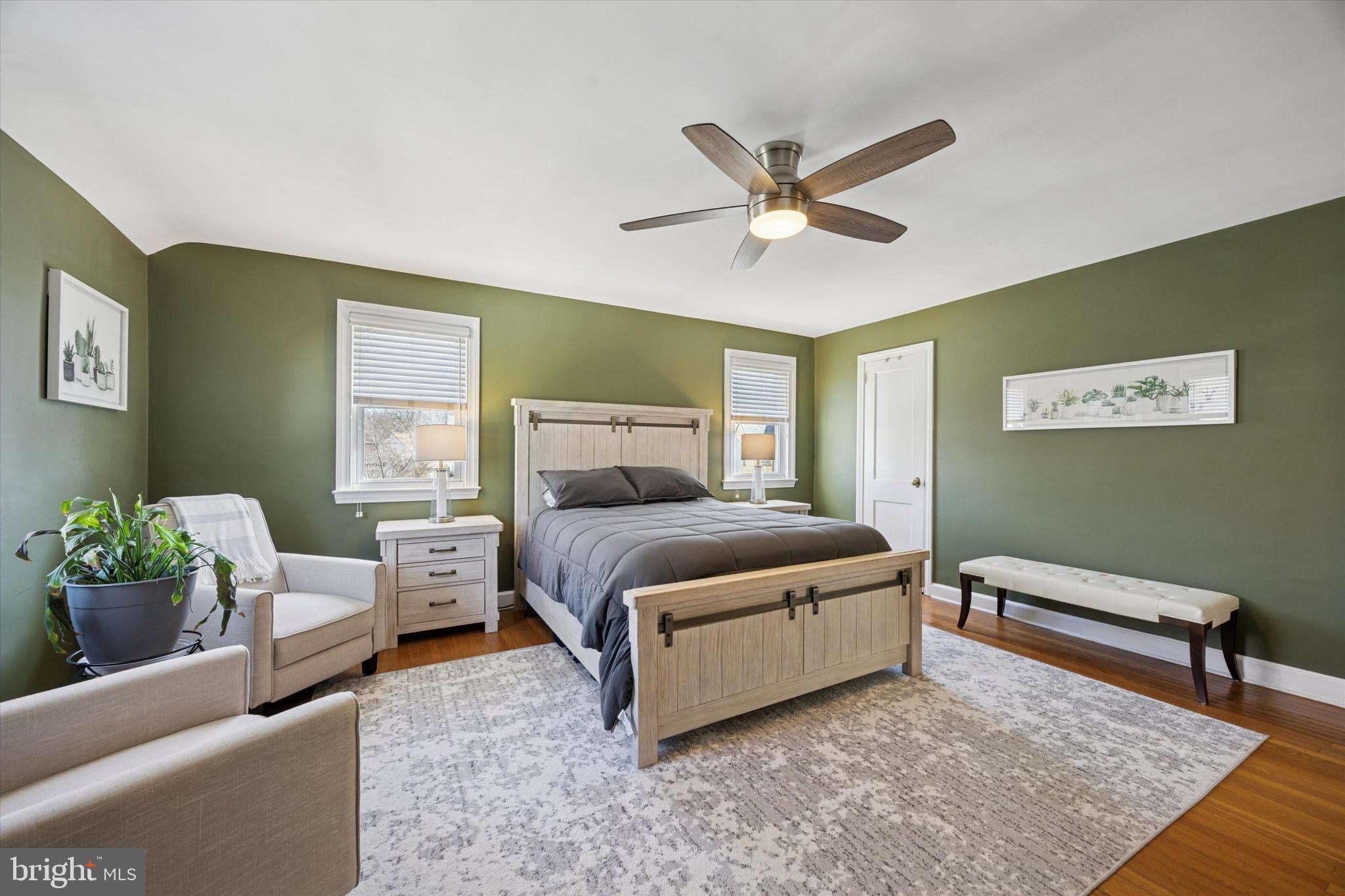 22 Mansfield Road Lansdowne, PA 19050 - Photo 13 of 25 a bedroom with a bed couch and window