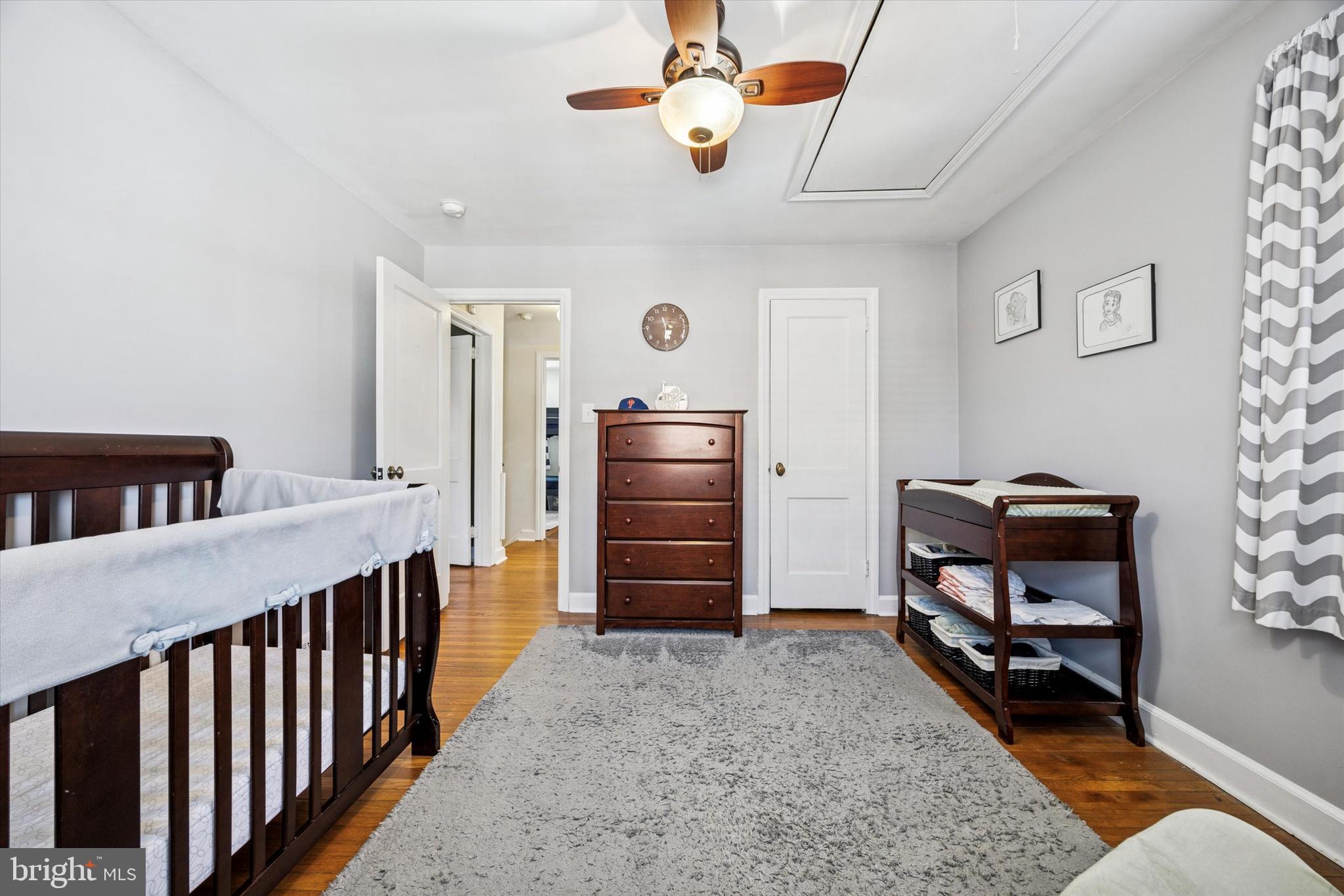 22 Mansfield Road Lansdowne, PA 19050 - Photo 18 of 25 a bedroom with furniture and a window