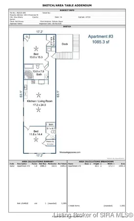 $600,000 | 1011 Vincennes Street, Unit 5, New Albany, IN 47150