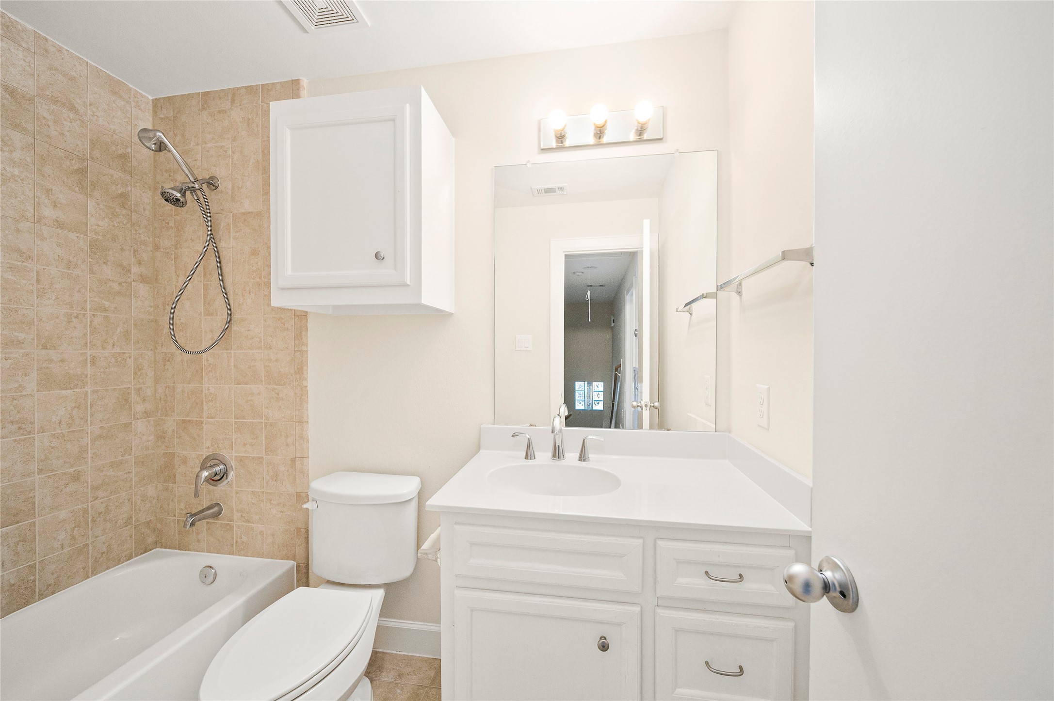 3726 Main Poplar Drive Houston, TX 77025 - Photo 20 of 25 a bathroom with a sink a toilet and shower