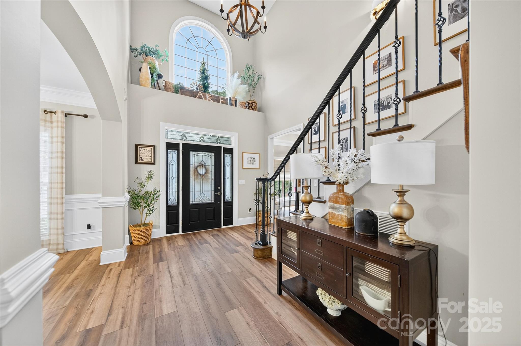 3575 Gordon Street Terrell, NC 28682 - Photo 16 of 48 a view of entryway and hall with wooden floor