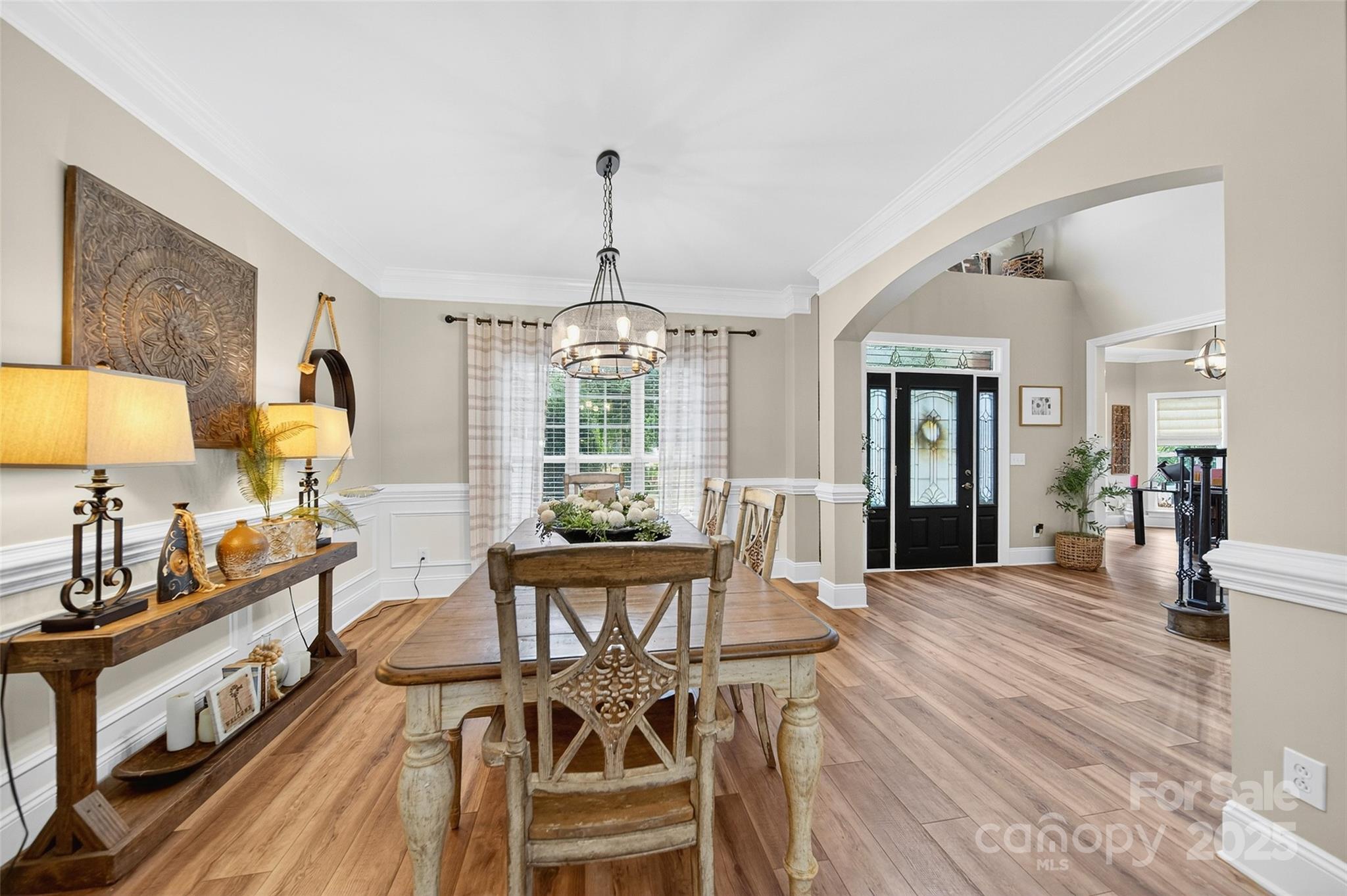 3575 Gordon Street Terrell, NC 28682 - Photo 17 of 48 a view of a dining room with furniture window and wooden floor