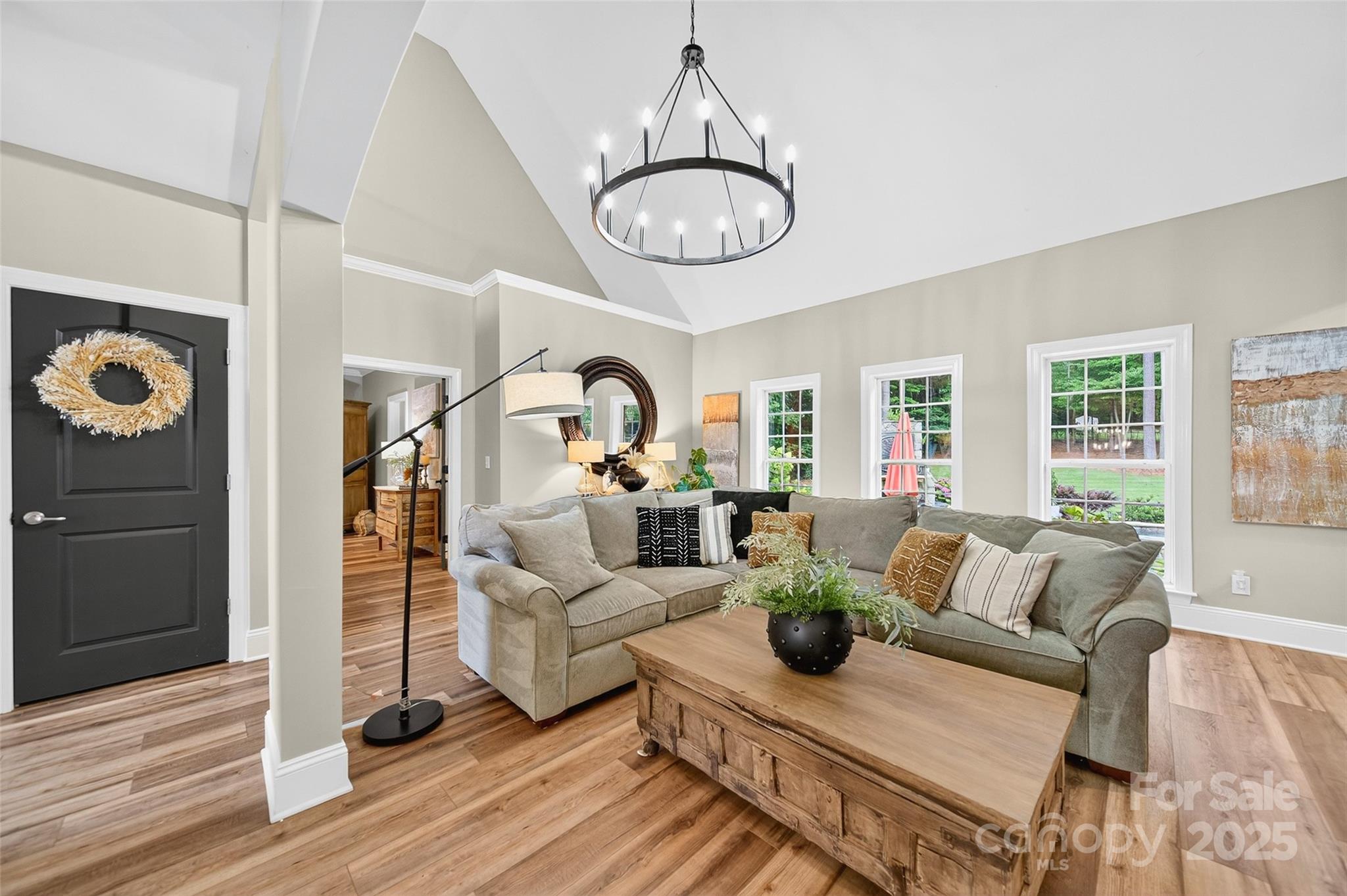 3575 Gordon Street Terrell, NC 28682 - Photo 20 of 48 a living room with furniture chandelier and a table