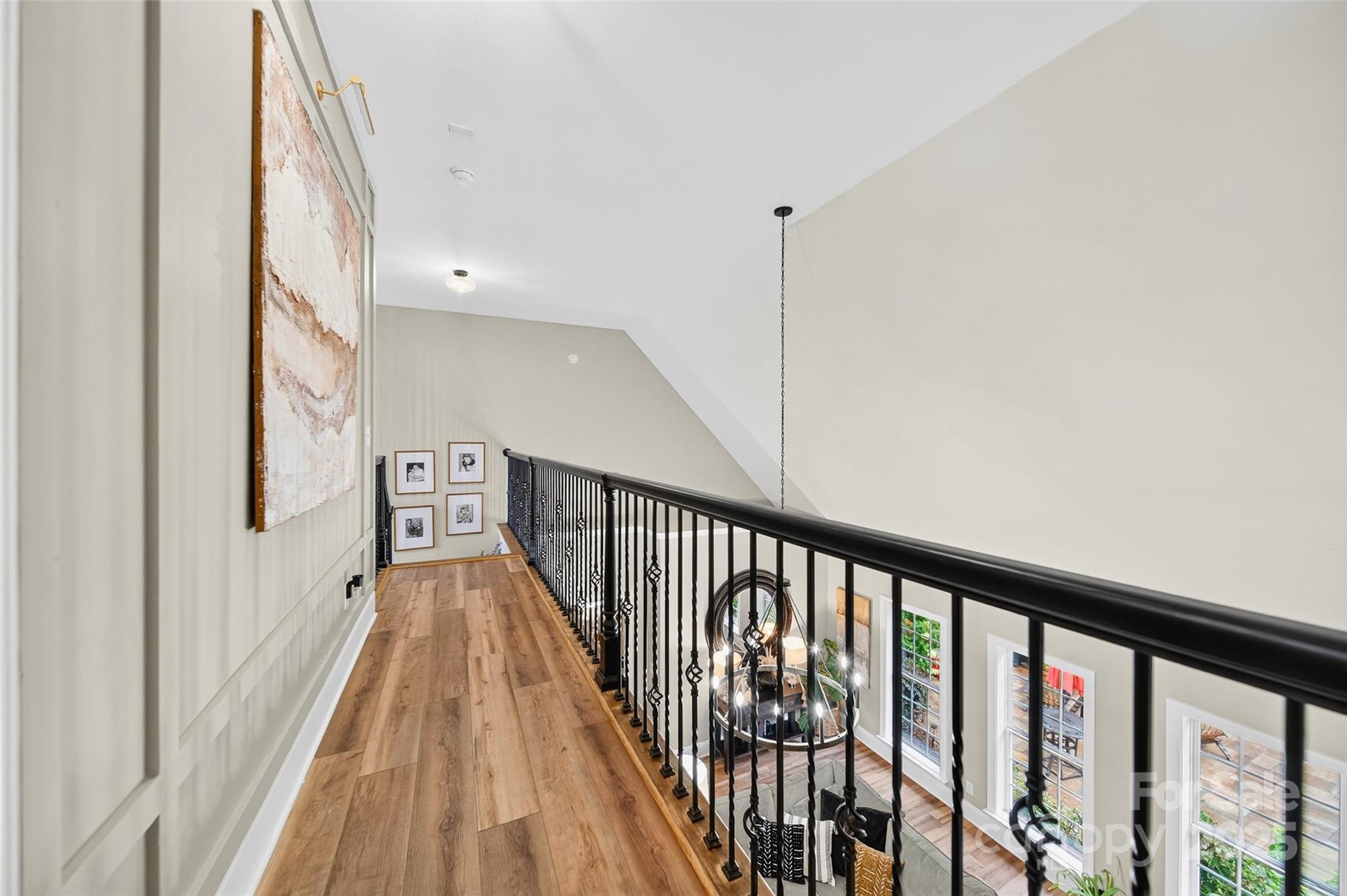 3575 Gordon Street Terrell, NC 28682 - Photo 42 of 48 a view of a balcony with wooden floor