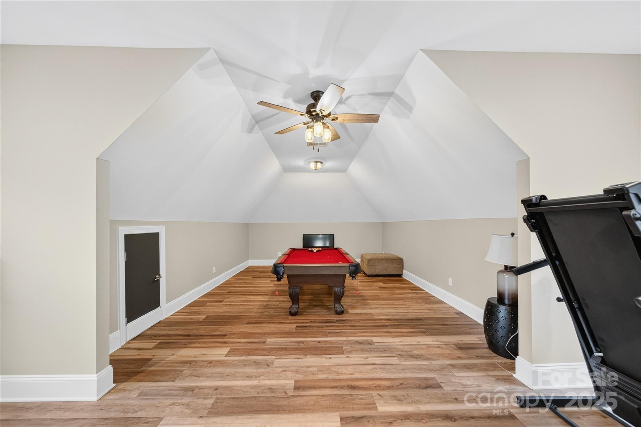 3575 Gordon Street Terrell, NC 28682 - Photo 46 of 48 a bedroom with furniture and a chandelier