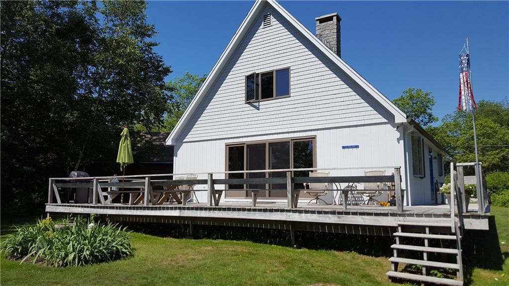 226 Atlantic Quarry Road Spruce Head, ME 04859 - Photo 32 of 35 Deck with Sliding Doors.