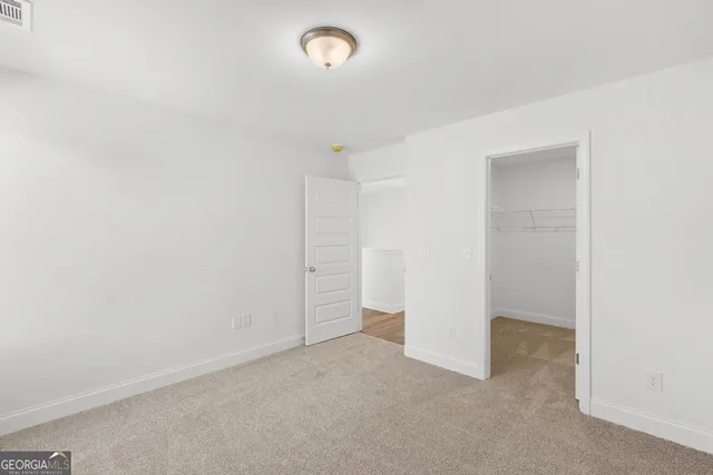 a view of an empty room