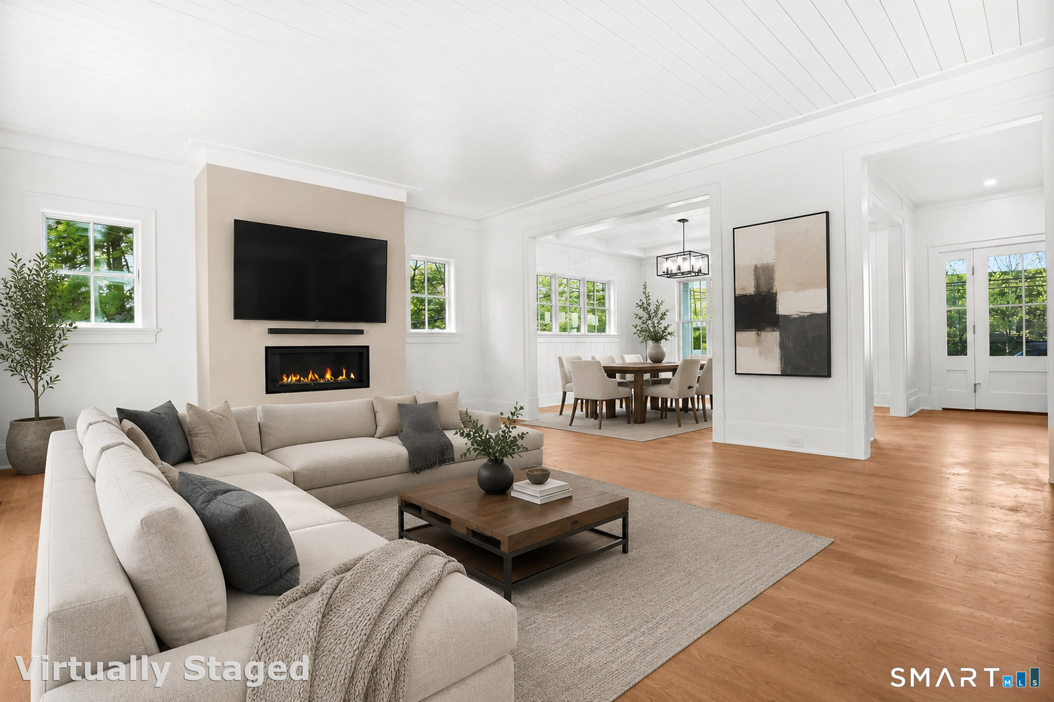 20 Locust Hill Road Darien, CT 06820 - Photo 7 of 39 Family room with gas fireplace