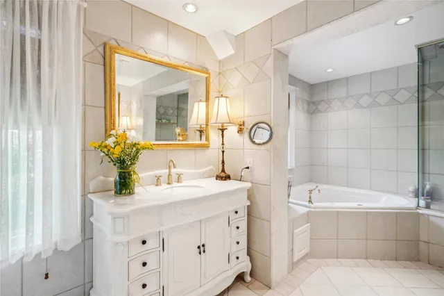 a view of a wooden deck