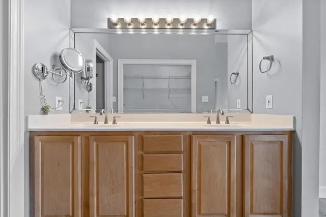 a bathroom with a sink and toilet