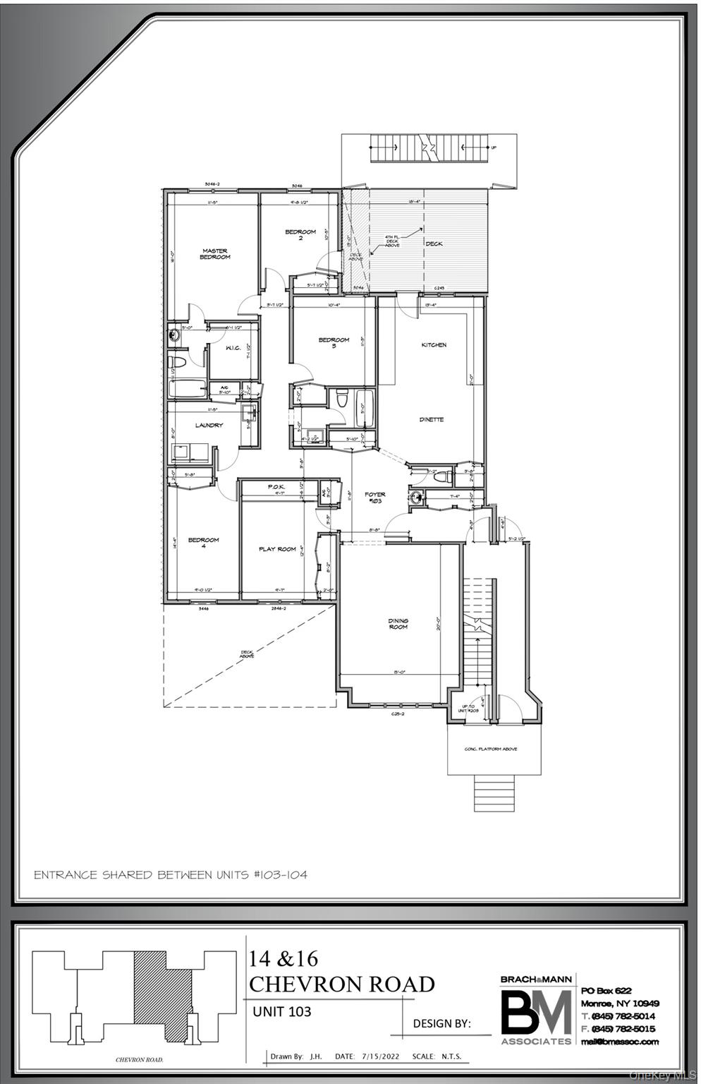 16 Chevron Road, Unit 103 Monroe, NY 10950 - Photo 10 of 10 View of home floor plan