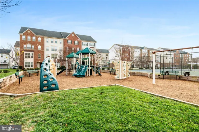 a view of outdoor space with seating