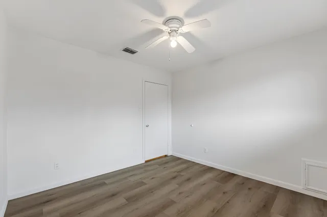wooden floor in an empty room