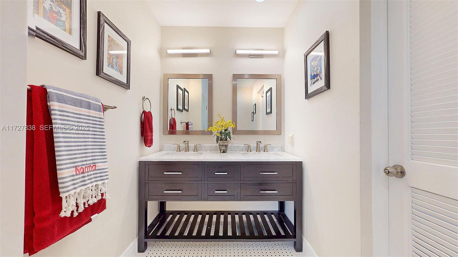 28 Center Lane Key Largo, FL 33037 - Photo 26 of 93 a bathroom with a sink and a mirror