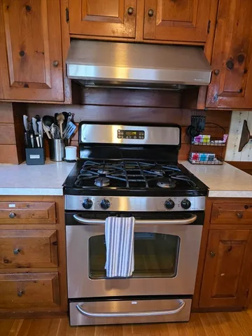 a view of a chandelier in a room