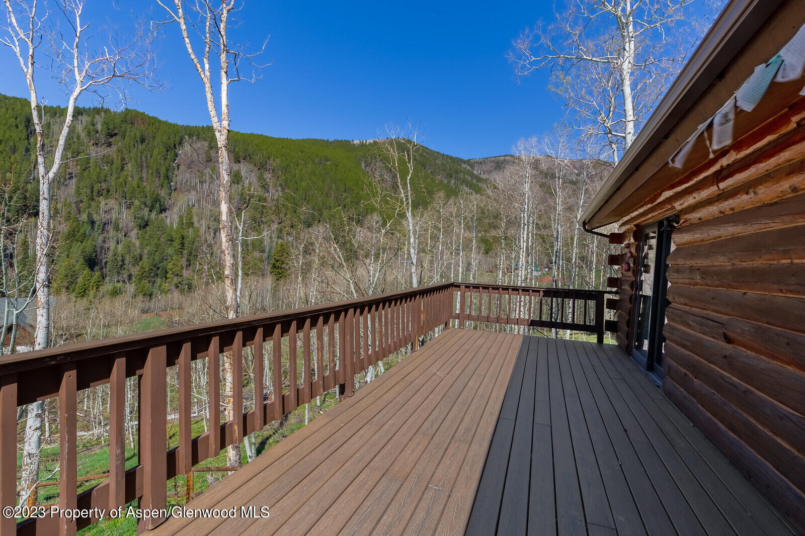 903 McLaughlin Lane Basalt, CO 81621 - Photo 21 of 28 a view of balcony with wooden floor and fence