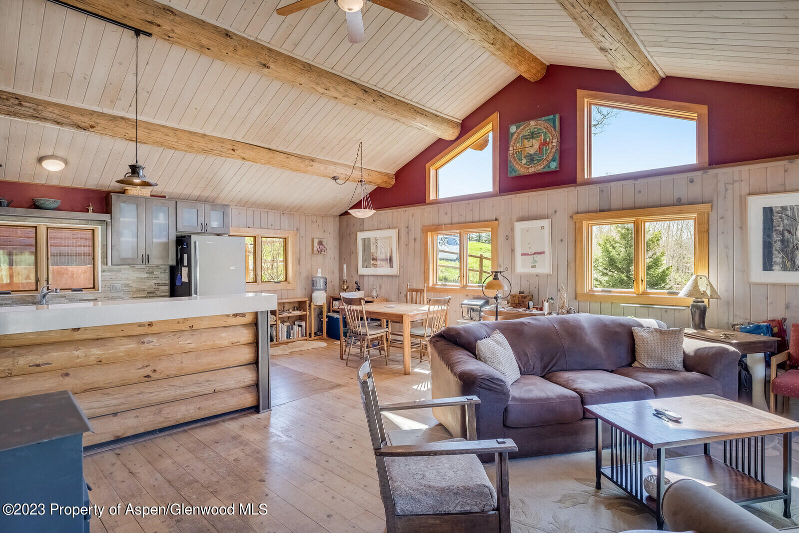 903 McLaughlin Lane Basalt, CO 81621 - Photo 7 of 28 a living room with furniture and a large window