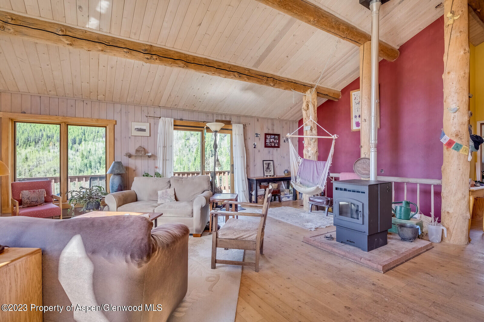903 McLaughlin Lane Basalt, CO 81621 - Photo 8 of 28 a living room with furniture and wooden floor