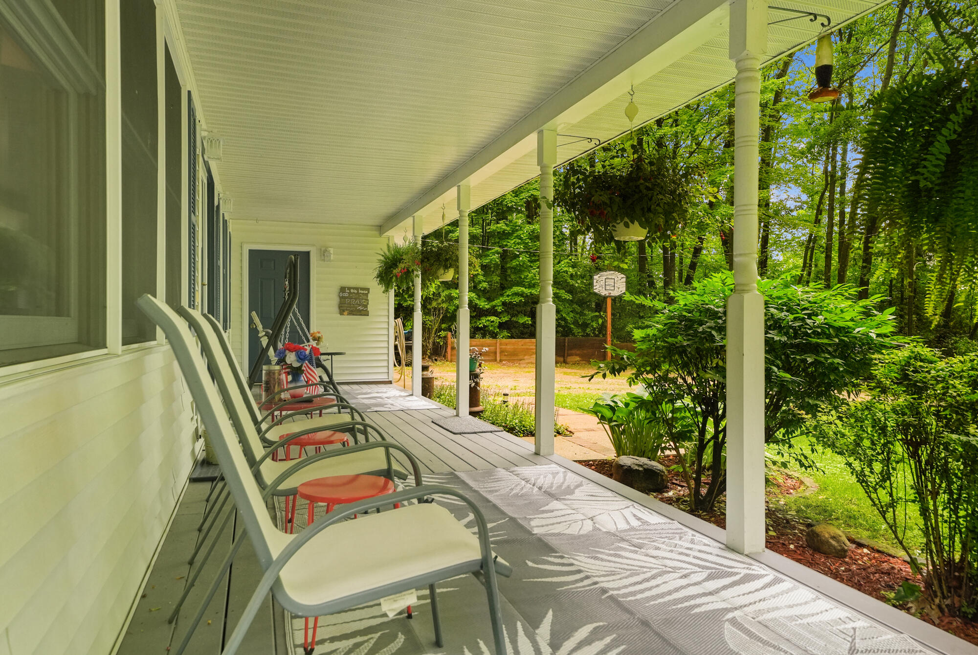 21537 Kendaville Road Pierson, MI 49339 - Photo 4 of 52 Front Sitting Porch