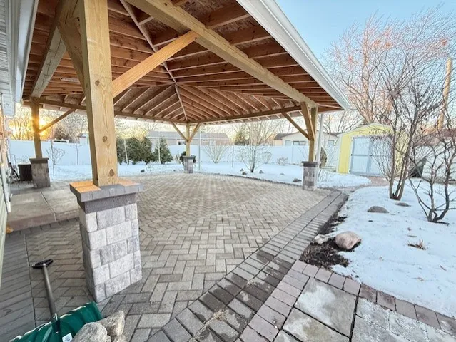 a front view of a house with parking area