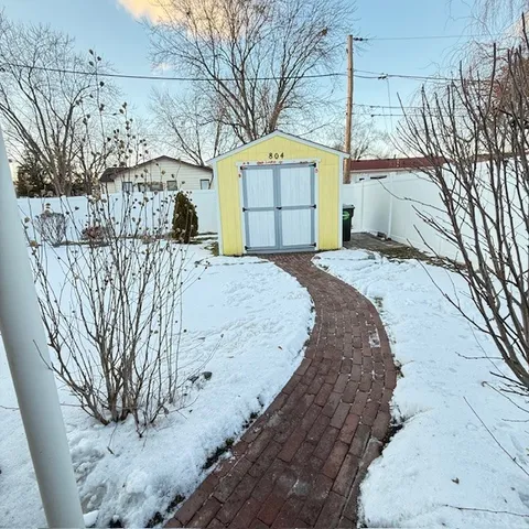 a view of a terrace patio and a garden