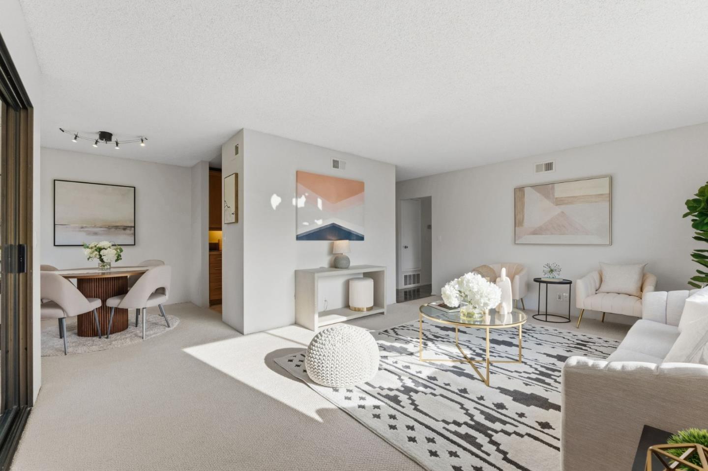 765 San Antonio Road, Unit 88 Palo Alto, CA 94303 - Photo 12 of 41 a bedroom with a bed and wooden floor