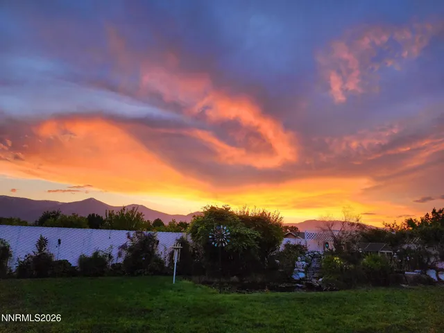 a view of outdoor space and mountain view