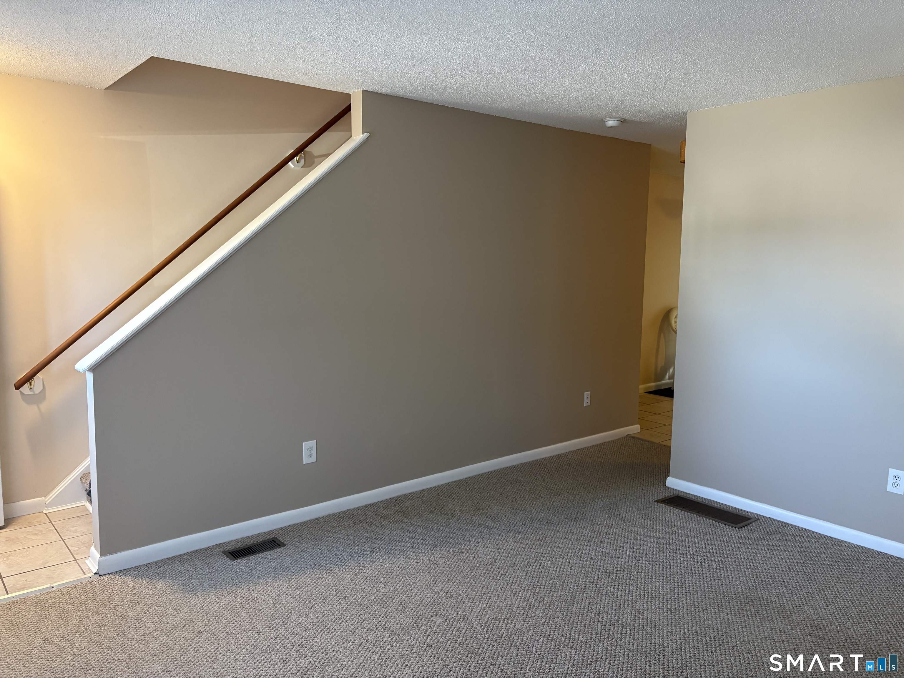 229 Branford Road, Unit 528 North Branford, CT 06471 - Photo 14 of 30 Living Room With Stairs To Upper Level