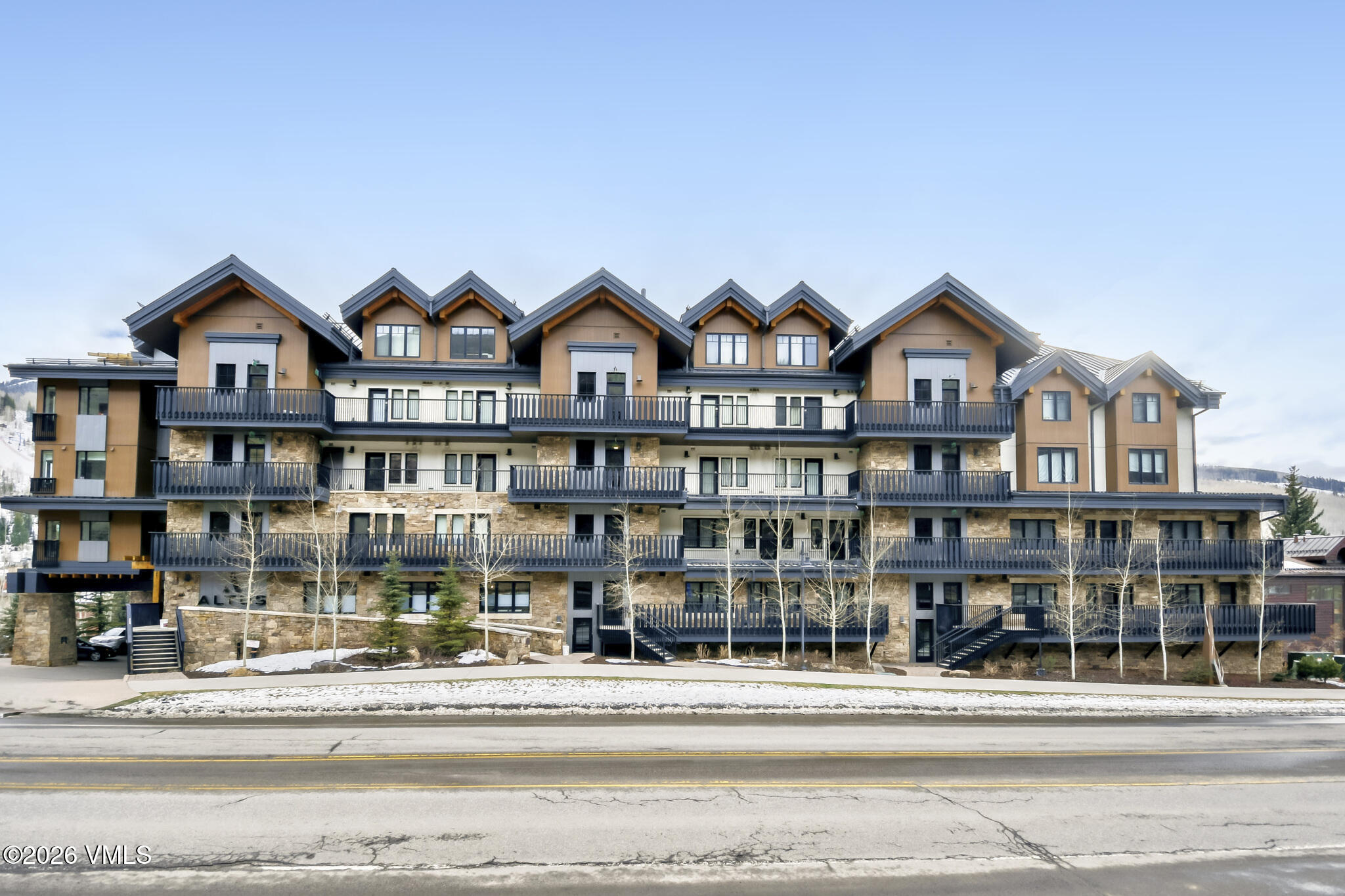 430 South Frontage Road East, Unit RUD Vail, CO 81657 - Photo 27 of 30 a view of a large building with a street