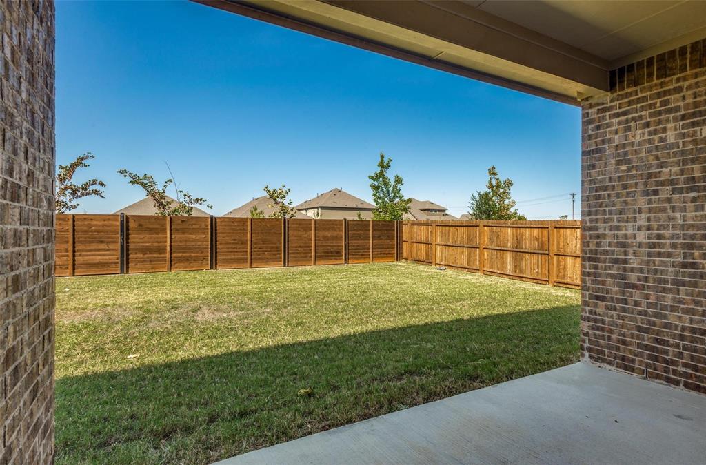 3205 Platinum Road Aubrey, TX 76227 - Photo 23 of 25 a view of a backyard