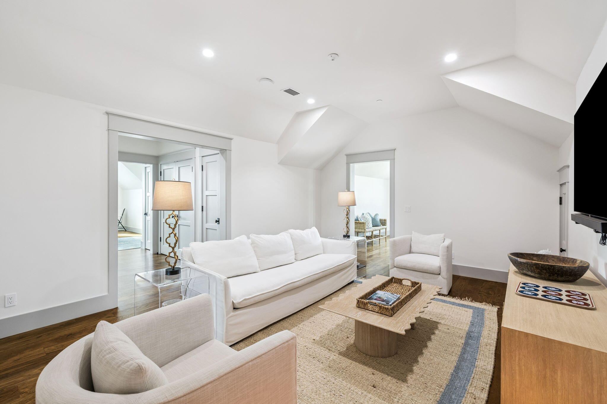 71 Chivas Lane Santa Rosa Beach, FL 32459 - Photo 102 of 128 a living room with furniture and a flat screen tv