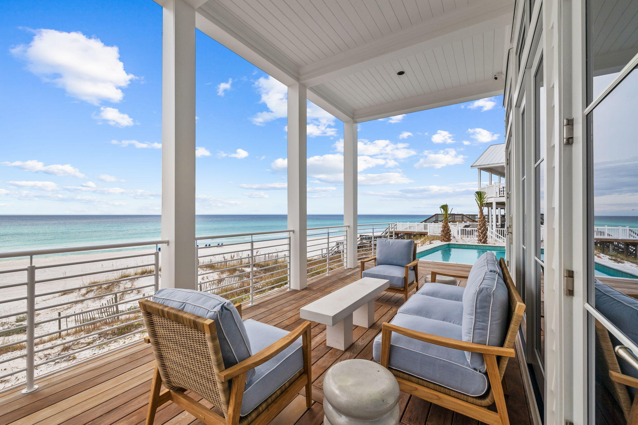71 Chivas Lane Santa Rosa Beach, FL 32459 - Photo 52 of 128 a living room with furniture and a floor to ceiling window