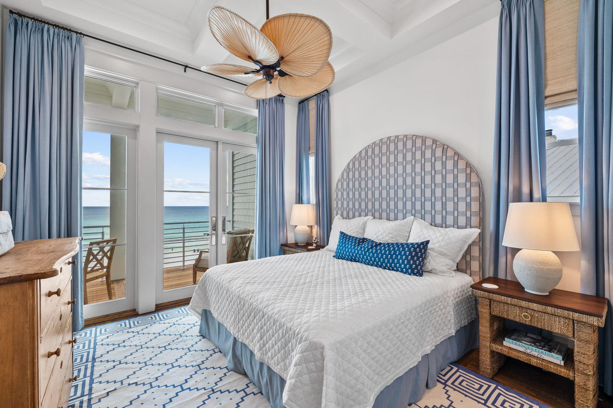 71 Chivas Lane Santa Rosa Beach, FL 32459 - Photo 81 of 128 a bedroom with a bed and a chandelier