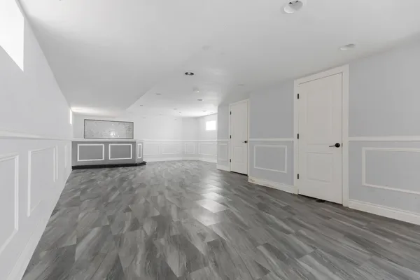 wooden floor in an empty room