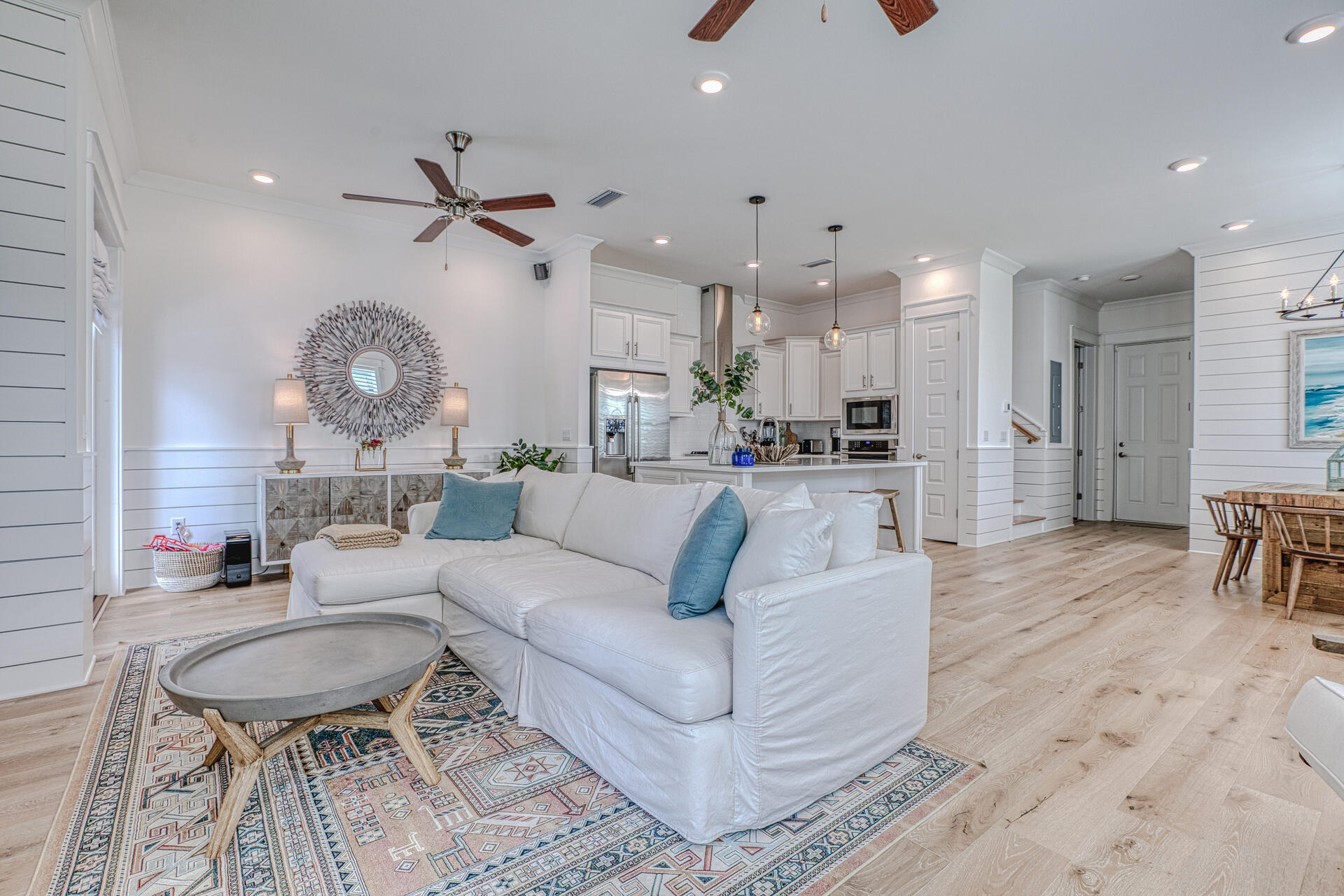 141 Pine Lands Loop Inlet Beach, Unit A Inlet Beach, FL 32461 - Photo 8 of 44 a living room with furniture and a wooden floor