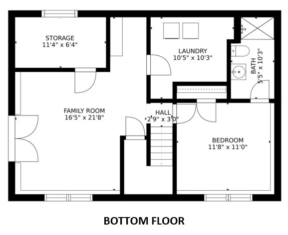 71 Old Pine Road Narragansett, RI 02882 - Photo 24 of 24 Bottom Floor Floorplan