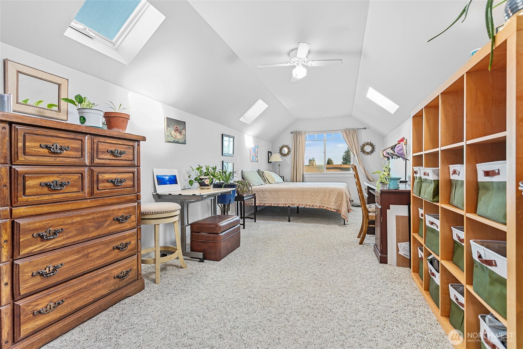 8137 Cowichan Road Blaine, WA 98230 - Photo 22 of 40 a bedroom with furniture and a baby crib