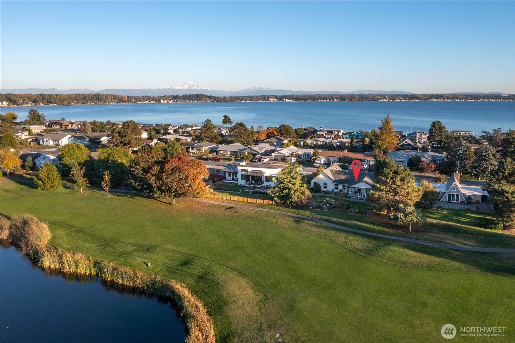 8137 Cowichan Road Blaine, WA 98230 - Photo 34 of 40 an aerial view of a city