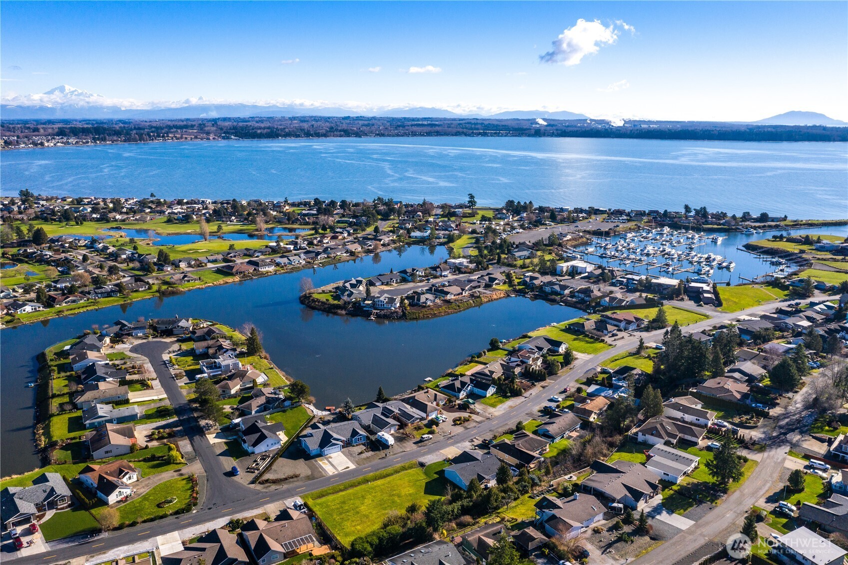 8137 Cowichan Road Blaine, WA 98230 - Photo 38 of 40 an aerial view of a city