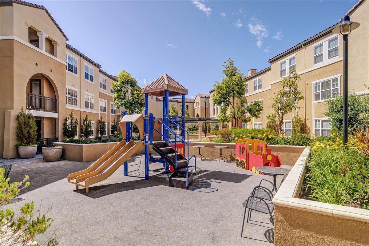 1883 Agnew Road, Unit 341 Santa Clara, CA 95054 - Photo 28 of 38 a view of outdoor space with seating area and trees