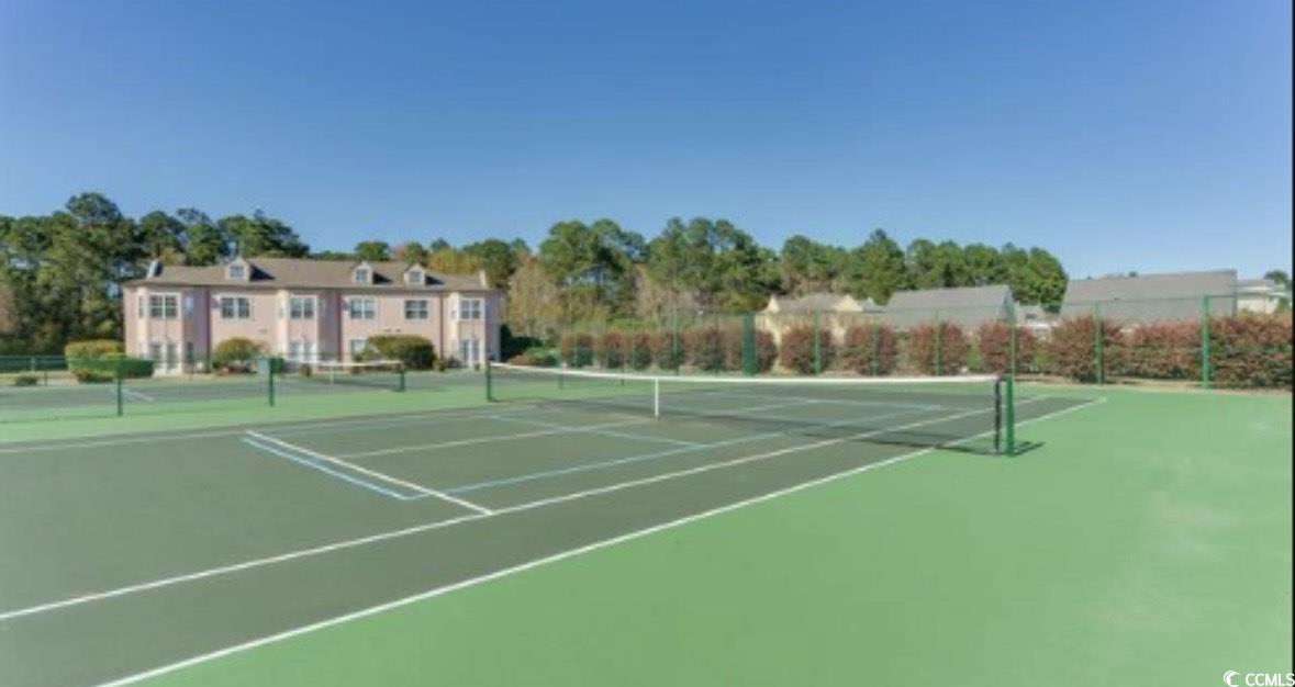 4603 Arran Court, Unit C Myrtle Beach, SC 29579 - Photo 26 of 34 View of tennis court featuring community basketball court and fence