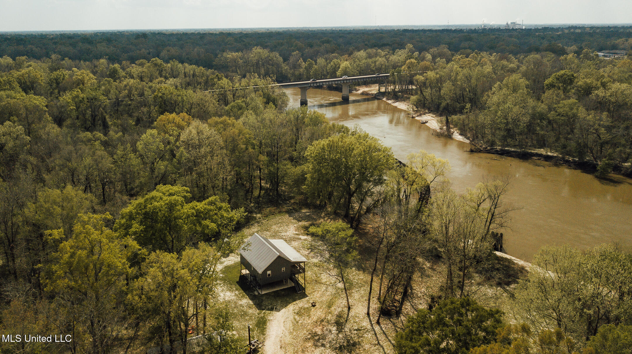 168 Adams Warner Road Poplarville, MS 39470 - Photo 2 of 55 40 Pearl River Drone-1